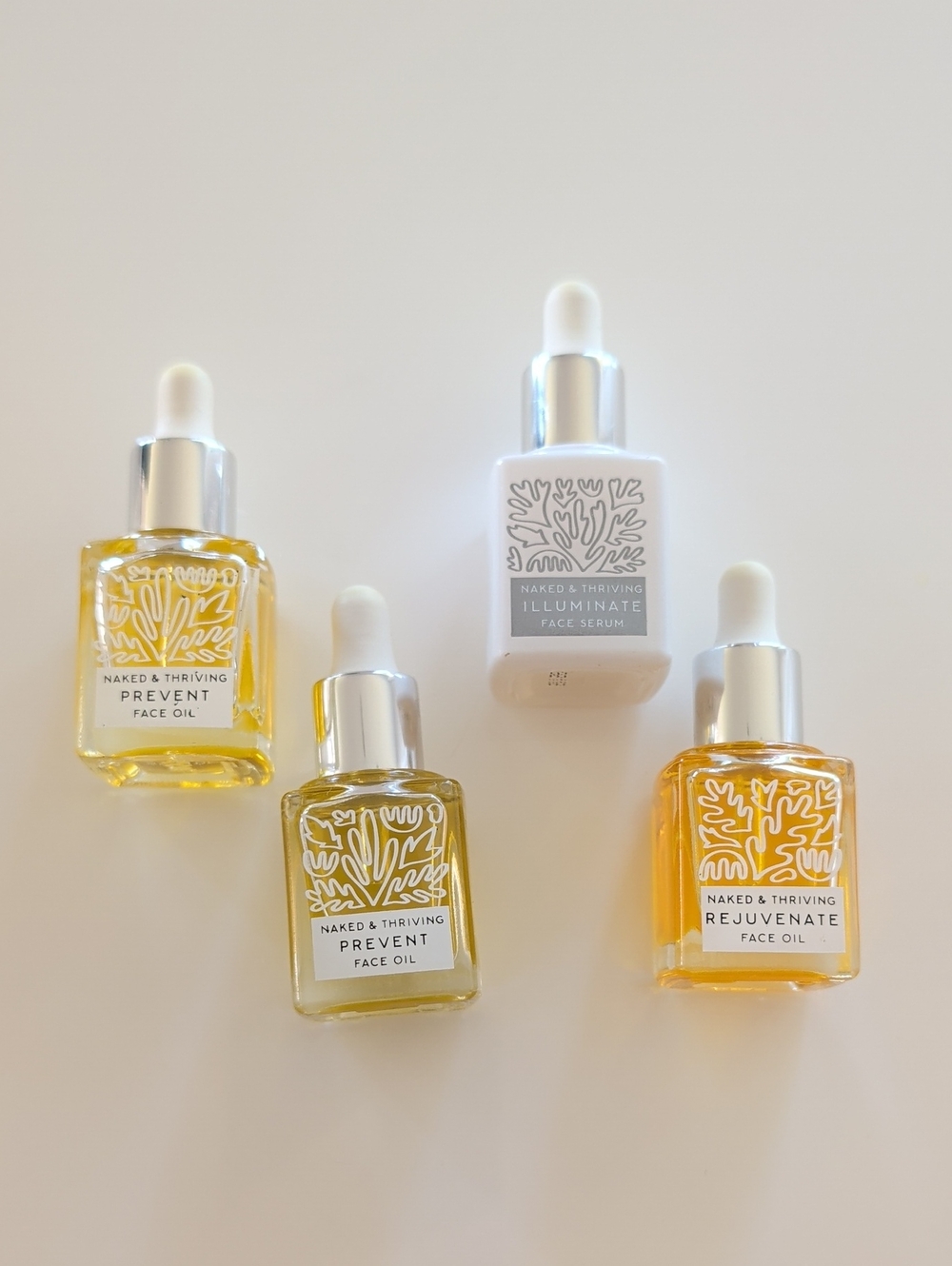 4X Naked and Thriving PREVENT REJUVENATE & ILLUMINATE .33OZ